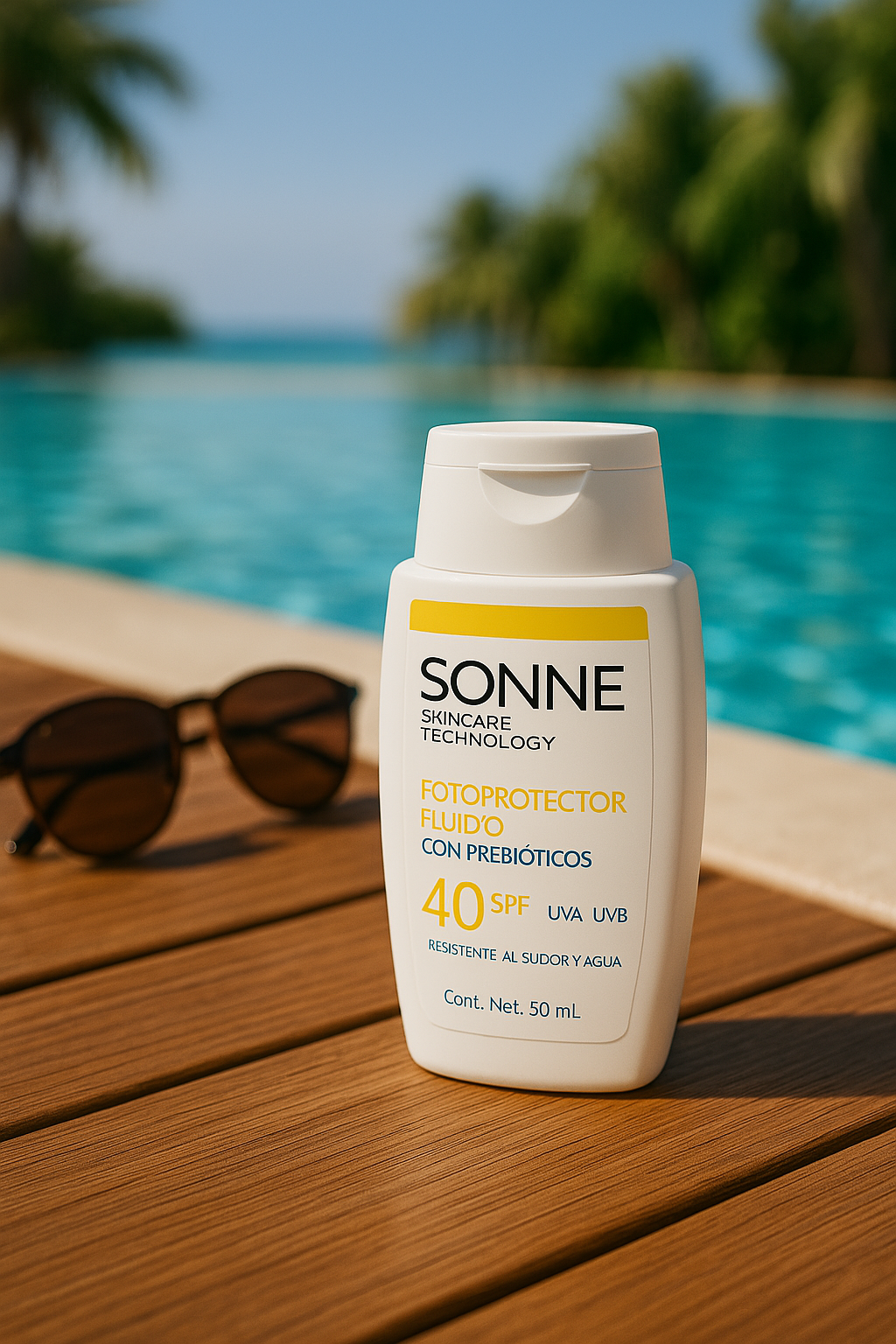 Fotoprotector Solar Fluido SPF40 con prebióticos